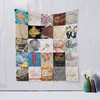 Chicago Typography Designs Quilt Blanket for City Lovers