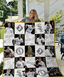 Chicago White Sox Love Quilt Blanket - Watch Your Favorite Legends in Style