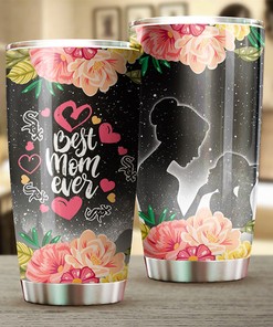 Chicago White Sox MLB Tumbler for Best Mom Ever with Cool Flower Design