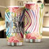 Chicago White Sox MLB Tumbler for Best Mom Ever with Flower Design and MLB Logo