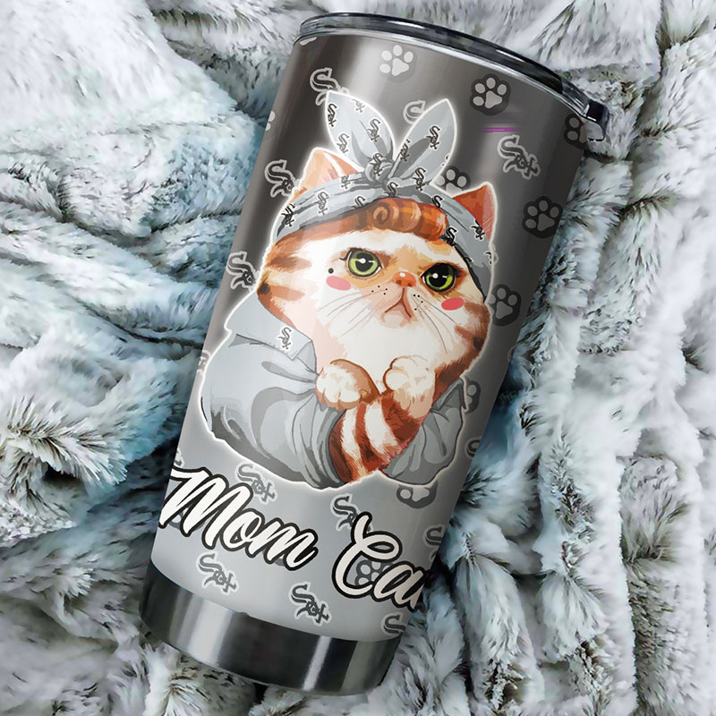 Chicago White Sox MLB Tumbler for Cat Moms - Image 2