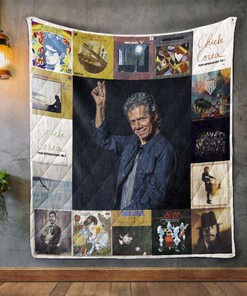 Chick Corea Albums Quilt Blanket for Jazz Lovers