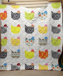 Chicken Collection Quilt Bedding Set for a Coordinated Look