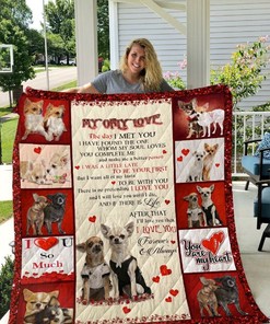 Chihuahua Dog Quilt Bedding Set for a Cozy Night's Sleep