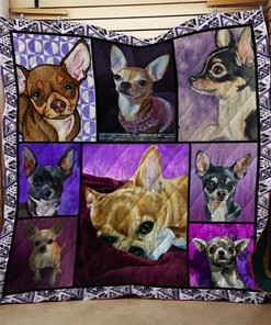 Chihuahua Quilt Blanket Ver.5 for Dog Lovers