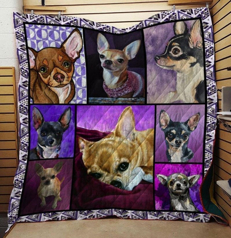 Chihuahua Quilt Blanket Ver.5 for Dog Lovers