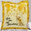 Chihuahua Sunflower You Are My Sunshine Quilt Blanket - Adorable Gift for Chihuahua Lovers