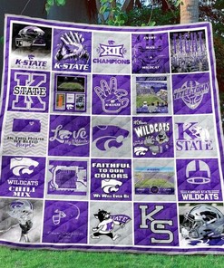 Chili Mix Ncaa Kansas State Wildcats Quilt Bedding Set for Kids