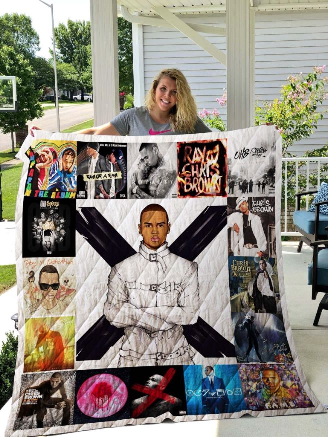 Chris Brown Quilt Bedding Set