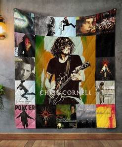 Chris Cornell Style Love Album Quilt Blanket for Fans of the Late Musician