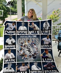 Chris Eddie Luke Mlb Chicago White Sox Collected Quilt Blanket - MLB Chicago Quilt Bedding Set
