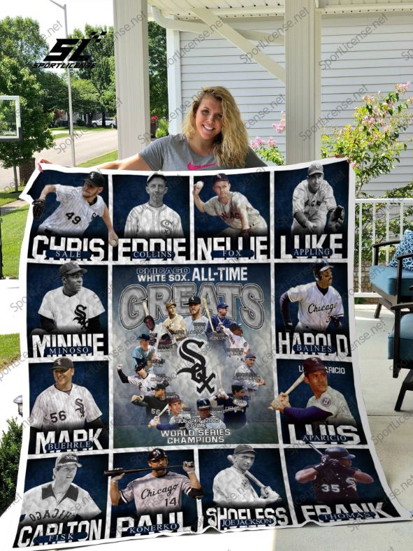 Chris Eddie Luke Mlb Chicago White Sox Collected Quilt Blanket - MLB Chicago Quilt Bedding Set