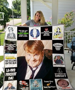 Chris Farley Every Vote Counts Quilt Blanket - Great Gifts for Comedy Fans