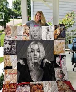 Christina Aguilera Quilt Bedding Set for Music Lovers