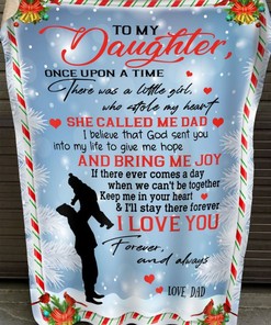 Christmas Gifts For Daughter- To My Daughter Christmas Quilt Bedding Set for Kids.