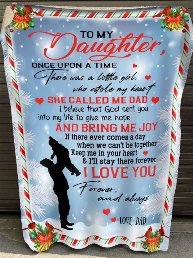 Christmas Gifts For Daughter- To My Daughter Christmas Quilt Bedding Set for Kids.