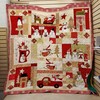 Christmas Quilt Bedding Set For Festive Decor