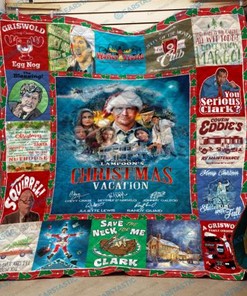 Christmas Vacation Quilt - X-Mas Vacation inspired Quilt Bedding Set