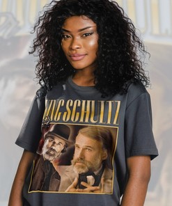 Christoph Waltz Retro Homage T-Shirt for Men featuring Django Unchained