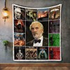 Christopher Lee Album Cover Quilt Bedding Set for Fans of Horror