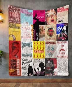 Chuck Palahniuk Books Inspired Quilt for Bedding Set