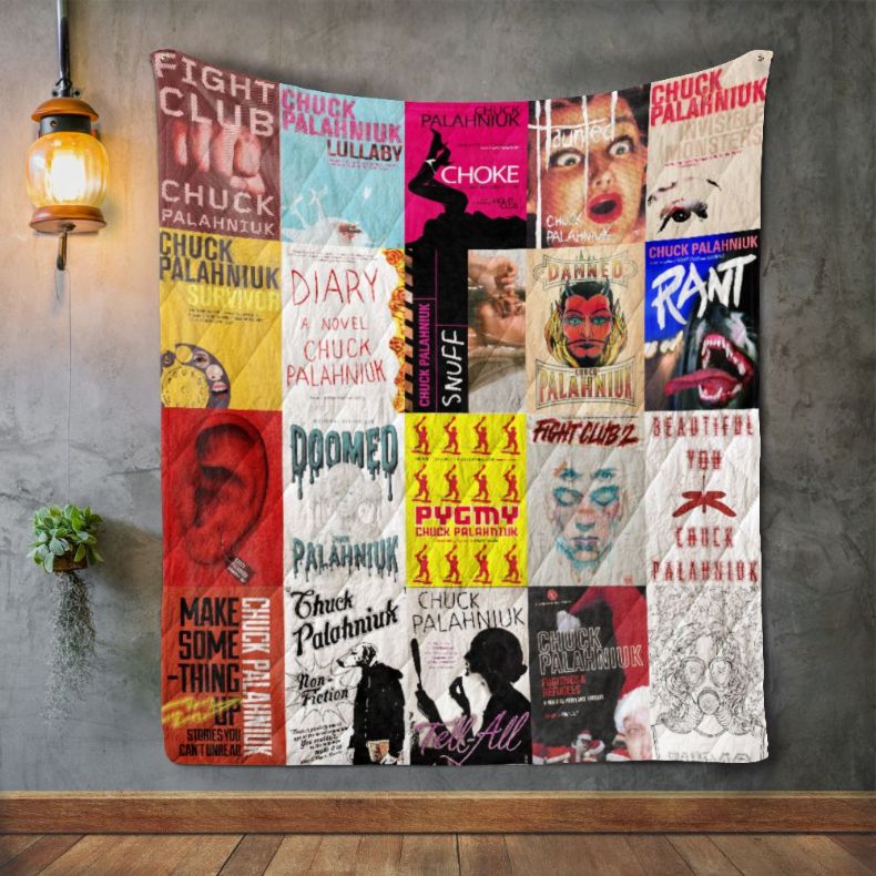 Chuck Palahniuk Books Inspired Quilt for Bedding Set