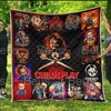 Chucky Childs Play Horror Movie Quilt Blanket for Halloween
