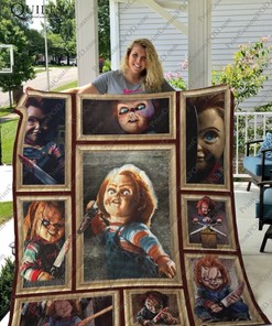 Chucky Quilt Bedding Set - Creepy and Unique Quilt Set for Horror Fans