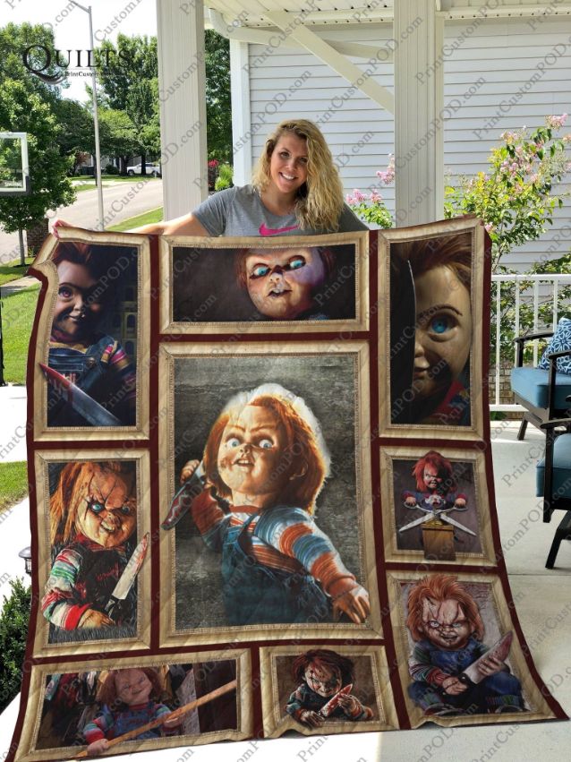 Chucky Quilt Bedding Set - Creepy and Unique Quilt Set for Horror Fans