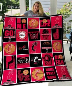 Cincinnati Bearcats Collection Quilt Bedding Set full size