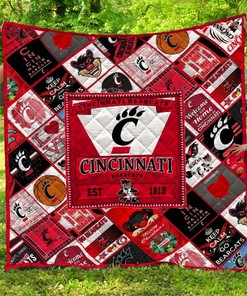 Cincinnati Bearcats Quilt Bedding Set Full
