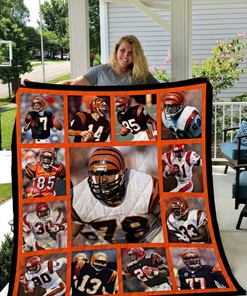 Cincinnati Bengals Legends Quilt Bedding Set for Football Fans