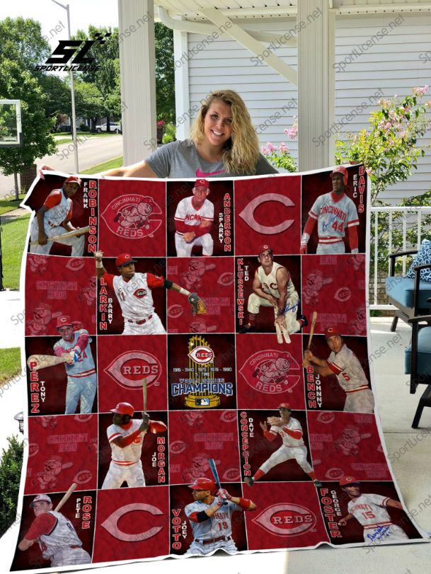 Cincinnati Reds Love Quilt Bedding Set - The Best of the Best