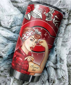 Cincinnati Reds MLB Tumbler - Strong Best Mom Ever Personalized Gift for Baseball-loving Moms