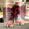 Cincinnati Reds MLB Tumbler for Best Mom Ever with Cool Flower Design and MLB Logo