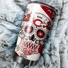 Cincinnati Reds MLB Tumbler with Skull Graphics