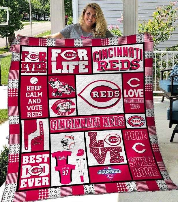 Cincinnati Reds Quilt Bedding Set for Baseball Fans