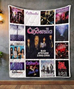 Cinderella Bad Attitude 1986 - 1994 Quilt Bedding Set