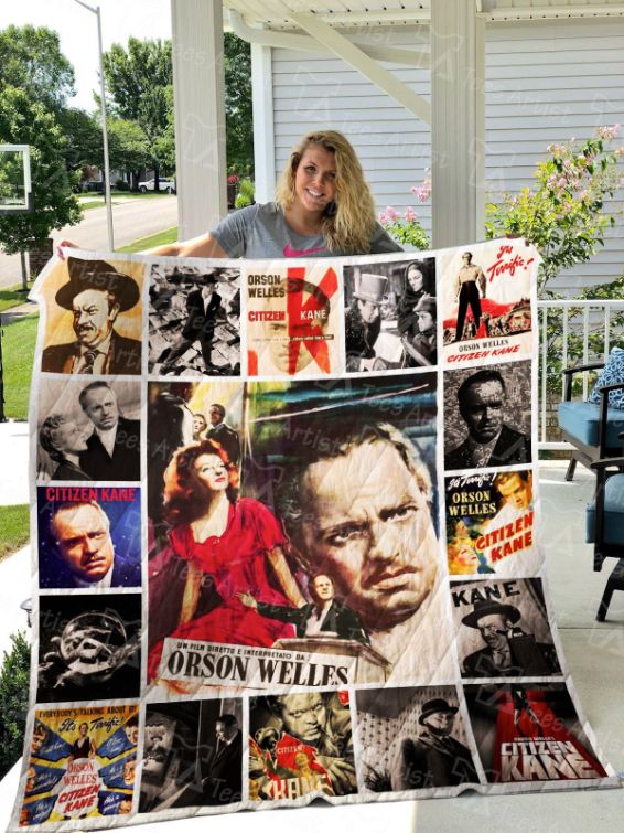 Citizen Kane Orson Welles Classic Movie Inspired Quilt Bedding Set