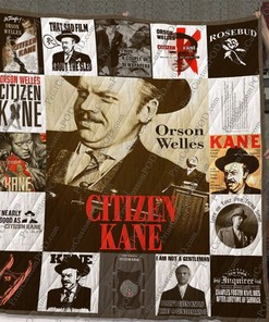 Citizen Kane T-Shirt Quilt Blanket - Ideal for Fans of the Movie