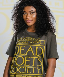 Classic Academia T-Shirt - Dead Poetts Society O Captain My Captain Vintage Tee with Academia & Book Lovers Design