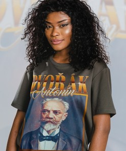 Classic Dvorak Tee, Book of Psalms Music Composer Shirt for Men
