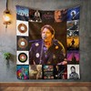 Classic John Fogerty Style Album Covers Quilt Blanket - Great for Music Lovers