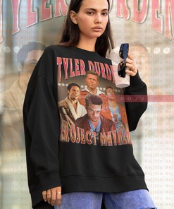 Classic Movie Tshirt | Tyler Durden Homage Sweater | Retro 90s Brad Pitt Sweatshirt | Fan Gift for Fight Club Fans