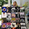 Classic Rock Albums Quilt Blanket, Featuring Iconic Albums from the Best Classic Rock Bands