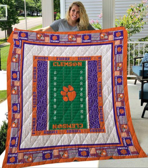 Clemson Tiger Quilt Bedding Set LC54 - Show Off Your Love for the College Team