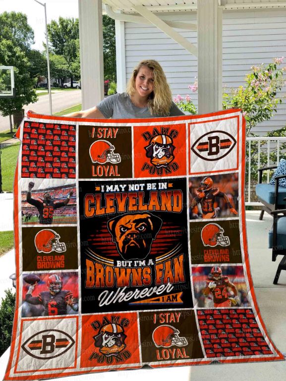 Cleveland Browns Collection Quilt Bedding Set for Football Fans