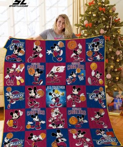 Cleveland Cavaliers All Together Quilt Bedding Set for Basketball Fans and Supporters