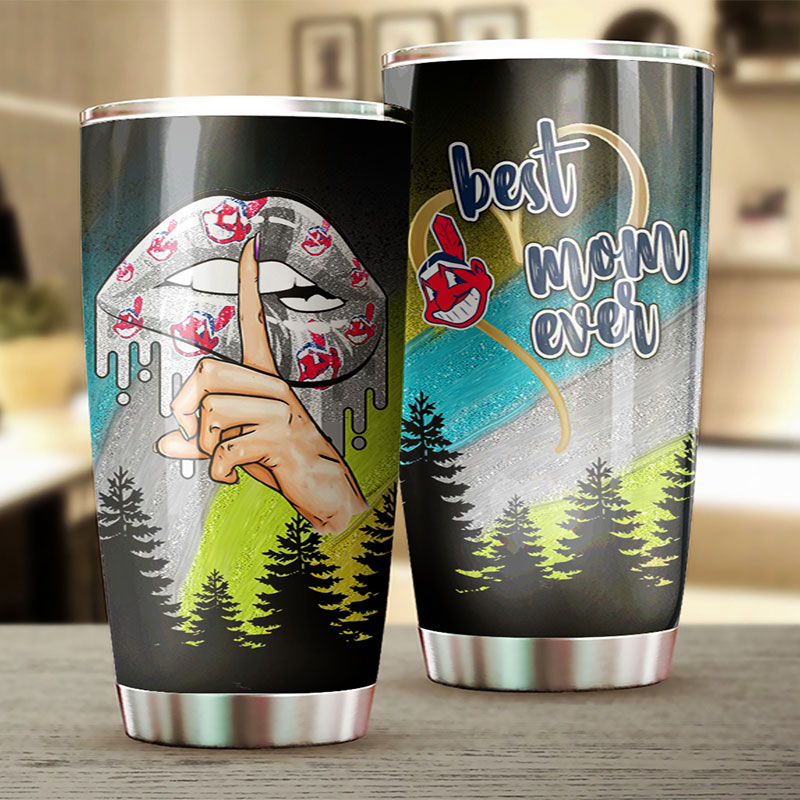 Cleveland Indians MLB Tumbler - Amazing Baseball Design - Image 2