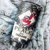 Cleveland Indians MLB Tumbler spreading peace and love with custom MLB logo